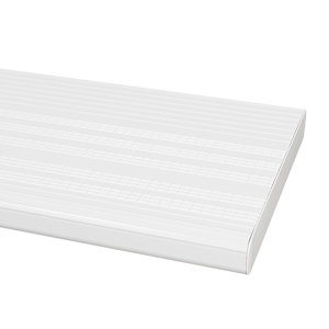 PYLEX White Aluminum Step 48 in. Collection 11