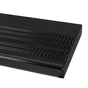 PYLEX Black Aluminum Step 36 in. Collection 11