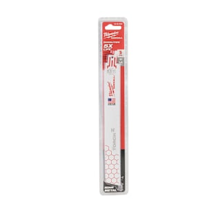 MILWAUKEE Reciprocating Saw Blade 9 in. 5 TPI Pkg/5