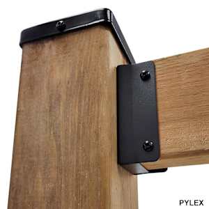 PYLEX Fixrail Railing Connectors Pkg/4