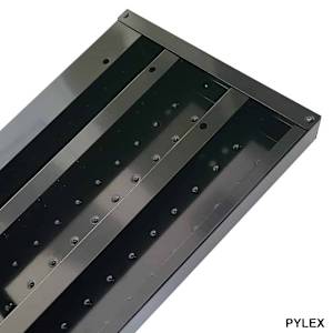 Marche en acier noire 36 po Collection 11 PYLEX