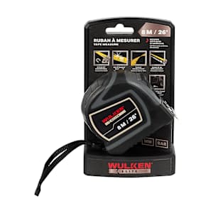 Ruban à mesurer 26 pi/8 m x 1 1/4 po WULKEN ELITE