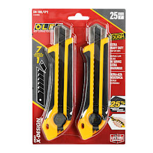 Extra Robust Utility Knives 25 mm XB-1BB Pkg/2