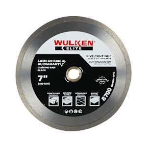 WULKEN ELITE Diamond Blade Continuous Rim  7 in.