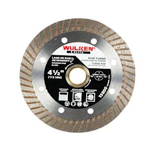 WULKEN ELITE Diamond Blade Turbo Rim 4 1/2 in.