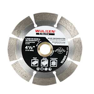 WULKEN ELITE Diamond Blade Segmented Rim 4 1/2 in.