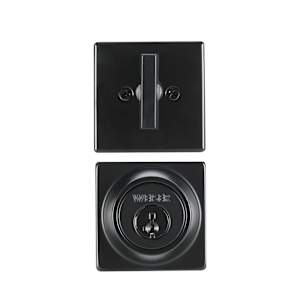 Elements Keyed Deadbolt Lock Black