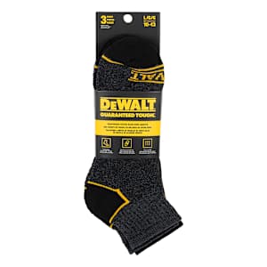 DEWALT Short Work Socks Large Pkg/3