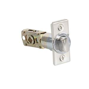 Poignée bec-de-canne pour porte de passage nickel satiné KËYSTROM Wave