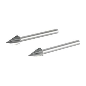 Tapered Cutter Bit 1/4 in. for Rotary Tool Pkg/2
