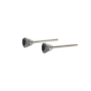 Brosses coniques en acier au carbone 1/2 po pour outil rotatif Pqt/2
