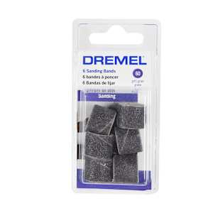 Bande de ponçage grain n° 60 pour outil rotatif Pqt/6