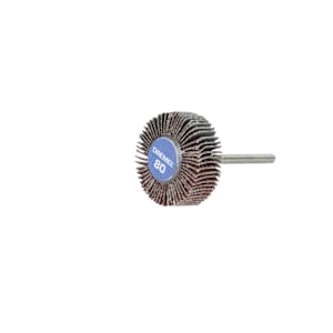 Meule de sablage à lamelles grain moyen n° 80 pour outil rotatif