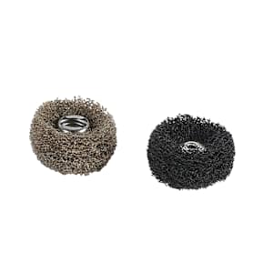 EZ Lock Finishing Abrasive Buffs for Rotary Tool Pkg/2