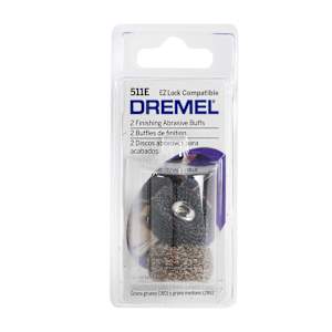 EZ Lock Finishing Abrasive Buffs for Rotary Tool Pkg/2