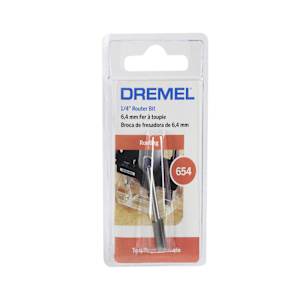 Straight Router Bit 1/4 in. for Rotary Tool