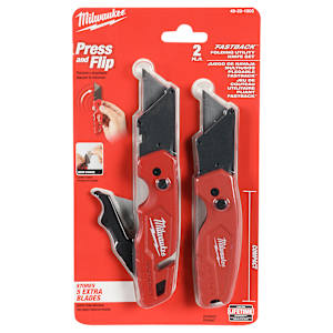 Ensemble de couteaux utilitaires pliants Fastback Pqt/2 MILWAUKEE