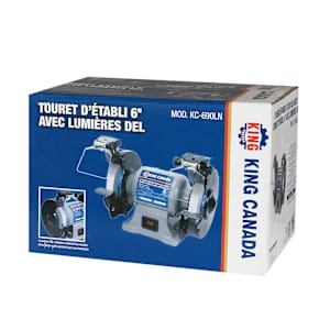 Touret d’établi 6 po avec éclairage DEL