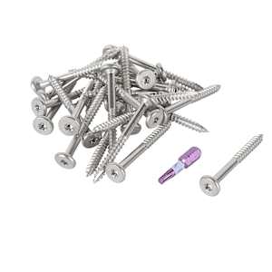 Trex Pro Plug Fascia Screws and Plugs Trex Rocky Harbor 1 7/8 in Pkg/100