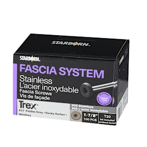 Trex Fascia Screws Rocky Harbor 1 7/8 in Pkg/100