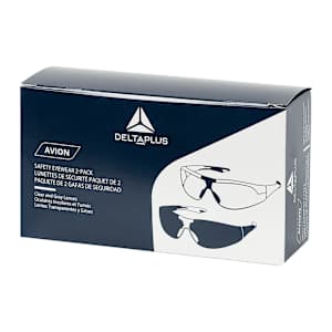 Safety Glasses Clear and Grey Set/2