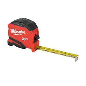MILWAUKEE Compact Tape Measure 30 ft. x 1 in.