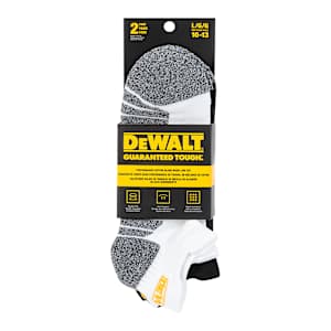 DEWALT Short Work Socks Large Pkg/2