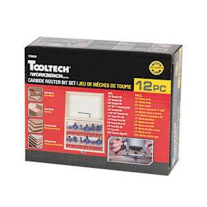 12-Pc. Carbide Router Bit Set