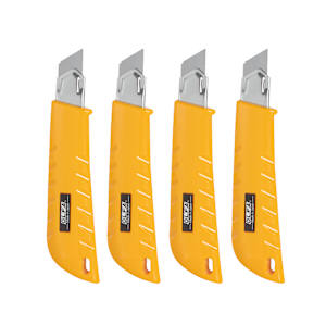 Couteaux utilitaires robustes 18 mm L-1 Pqt/4