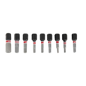 MILWAUKEE 1 in. SAE Hexagonal Screwdriver Bits Set/9