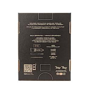 Chiffre 2 Bungalow en aluminium noir 8 1/2 po
