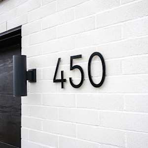 Bungalow Number 8 Aluminum Black 8 1/2 in.