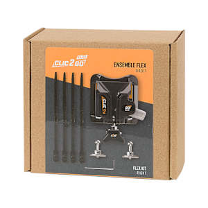 Ensemble de porte-outils de ceinture pour droitier Clic 2 Go Élite