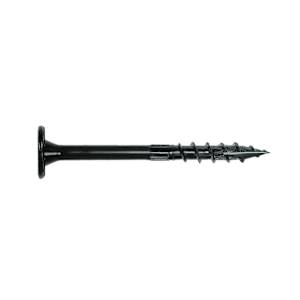 Indoor EWP-PLY Structural W.H. Wood Screw 3 3/8 in. Black Pkg/50