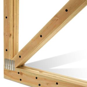 Vis à bois structurelle d'intérieur TRUSS-PLY 4 3/8 po T.P. noir Pqt/50