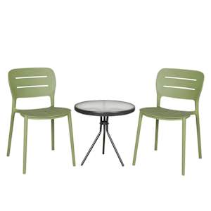 VERTUO Black Steel Round Side Table 19 11/16 in.