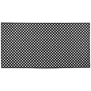 Black PVC Privacy Lattice 4 ft. x 8 ft.