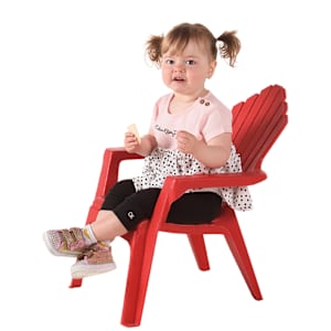 Chaise Adirondack rouge pour enfants