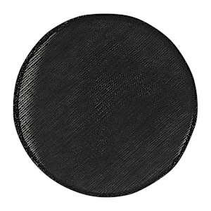 Napperon rond noir 15 po VERTUO