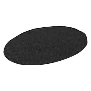 Napperon rond noir 15 po VERTUO