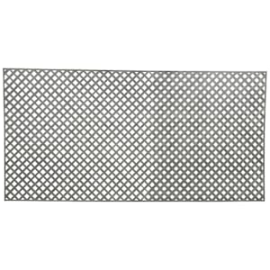Treillis intimité en PVC gris 4 pi x 8 pi