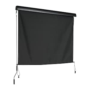 Toile d'ombrage pour patio noire 70 7/8 po x 98 1/2 po VERTUO