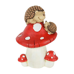 VERTUO Decorative Hedgehogs & Mushrooms