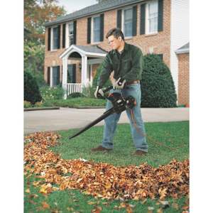 Souffleur aspirateur et déchiqueteur à feuilles électrique