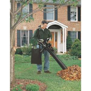 Souffleur aspirateur et déchiqueteur à feuilles électrique