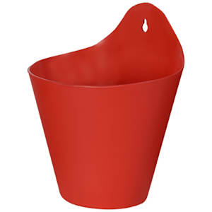 Oval Wall Mount Flower Pot 8 1/2 in.