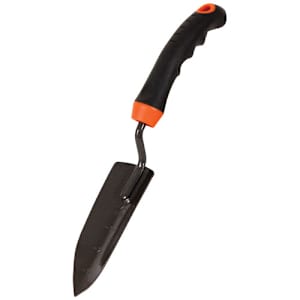 Narrow Hand Trowel with Rubber Handle & Depth Indicator