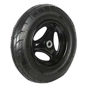 Wheelbarrow Wheel & Tire with 5/8 in. Axle 14 in.