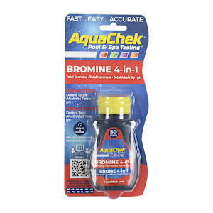Languettes d'analyse d'eau Brome total Pqt/50