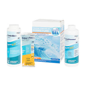 Trousse de fermeture pour piscine au sel